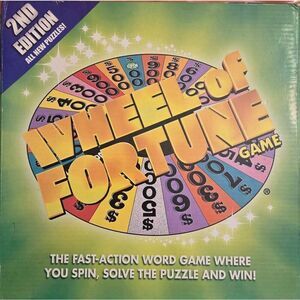 Wheel Of Fortune 2nd Edition Pressman 2005 Family Game